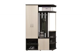 Прихожая Домино венге/дуб млечный в Муравленко - muravlenko.mebel-tymen.ru | фото