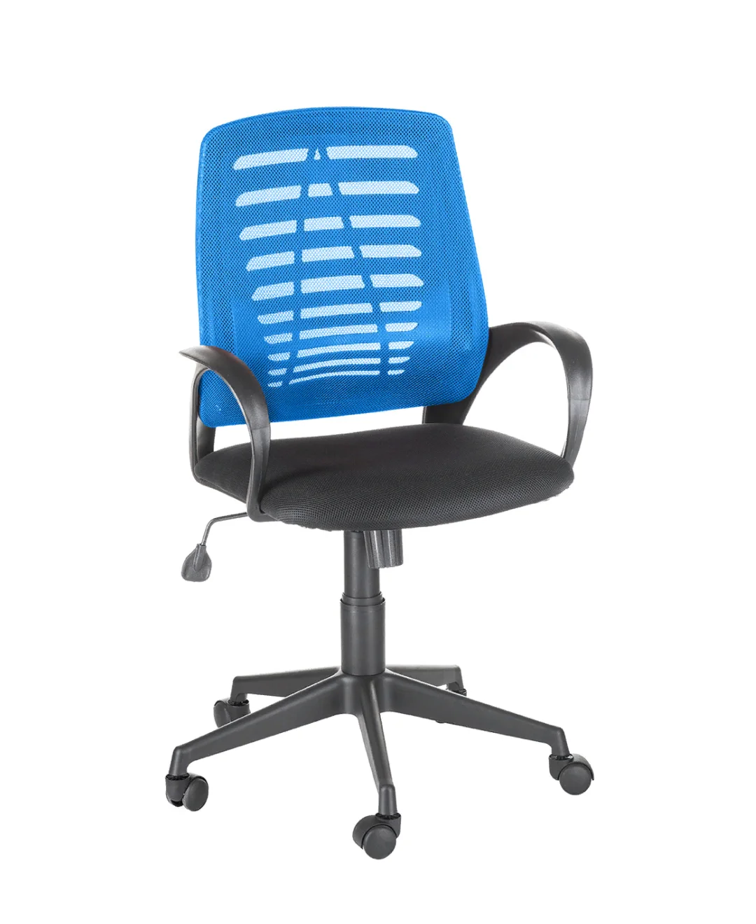 Кресло Ирис TW- синяя/TW-черн в Муравленко - muravlenko.mebel-tymen.ru | фото