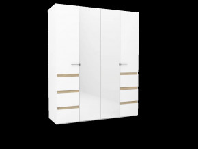 Анона 8 Шкаф для одежды и белья 4-створчатый в Муравленко - muravlenko.mebel-tymen.ru | фото