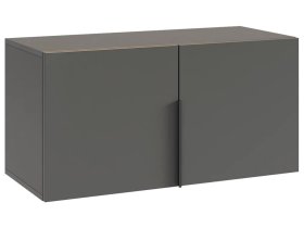 Антресоль двухдверная L800 Баско графит в Муравленко - muravlenko.mebel-tymen.ru | фото