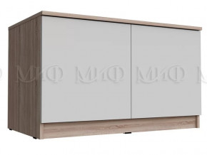 Антресоль-тумба Челси Белый глянец, дуб сонома в Муравленко - muravlenko.mebel-tymen.ru | фото