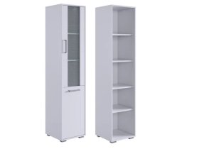 Стеллаж Лайт-2 белый/белый в Муравленко - muravlenko.mebel-tymen.ru | фото