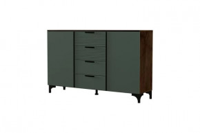 Брента Комод 4 ящика 2 двери Оливковый в Муравленко - muravlenko.mebel-tymen.ru | фото