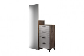 Брента Комод с зеркалом Жемчуг в Муравленко - muravlenko.mebel-tymen.ru | фото