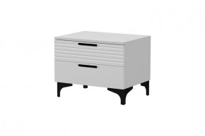 Брента Тумба прикроватная Белый в Муравленко - muravlenko.mebel-tymen.ru | фото