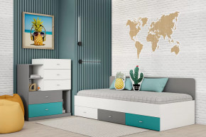 Детская Клео ОК-4, графит, миндаль, океан Диал в Муравленко - muravlenko.mebel-tymen.ru | фото