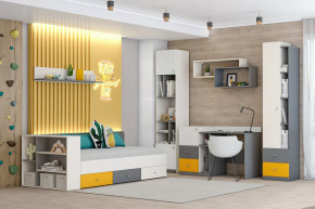 Детская Клео С-2, графит, миндаль, солнечный Диал в Муравленко - muravlenko.mebel-tymen.ru | фото