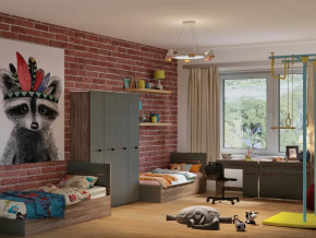 Детская Наоми графит нубук в Муравленко - muravlenko.mebel-tymen.ru | фото