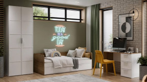 Детская «Стелла» Белый холст, Белый Жемчуг, Яблоня Беллуно в Муравленко - muravlenko.mebel-tymen.ru | фото