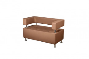 Диван 2-х местный Рейли (коричневый) в Муравленко - muravlenko.mebel-tymen.ru | фото