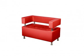 Диван 2-х местный Рейли (красный) в Муравленко - muravlenko.mebel-tymen.ru | фото