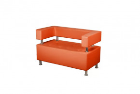 Диван 2-х местный Рейли (оранжевый) в Муравленко - muravlenko.mebel-tymen.ru | фото