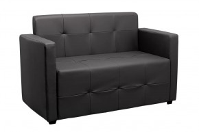 Диван 2-х местный Ситено (черный) в Муравленко - muravlenko.mebel-tymen.ru | фото