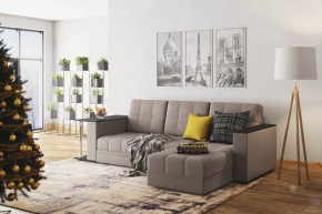 Диван АТЛАНТ угловой со столиком Капри 4 бежевый в Муравленко - muravlenko.mebel-tymen.ru | фото