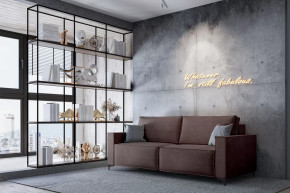 Диван-кровать "Кляйн" дымчато-розовый в Муравленко - muravlenko.mebel-tymen.ru | фото