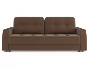 Диван-кровать Нью-Йорк Модель 036 Велюр Луна 25 браун в Муравленко - muravlenko.mebel-tymen.ru | фото