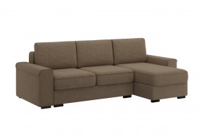 Диван-кровать угловой "Леон" песчаный в Муравленко - muravlenko.mebel-tymen.ru | фото