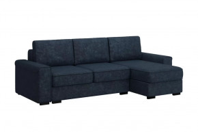 Диван-кровать угловой "Леон" сапфировый в Муравленко - muravlenko.mebel-tymen.ru | фото
