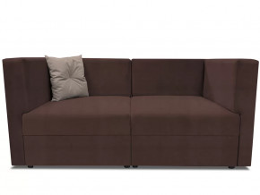 Диван модульный прямой Бергамо две секции Dream Chocolate кат. 3 в Муравленко - muravlenko.mebel-tymen.ru | фото