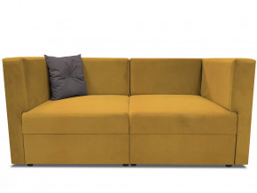 Диван модульный прямой Бергамо две секции Dream Yellow кат. 3 в Муравленко - muravlenko.mebel-tymen.ru | фото