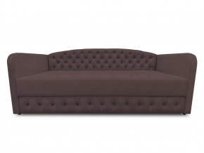 Диван-софа Гарвард-2 с каретной стяжкой Bingo Chocolate кат.1 в Муравленко - muravlenko.mebel-tymen.ru | фото