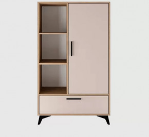 ЕВА Буфет 800 1С1Я (ш800*г411*в1351мм), Сатин в Муравленко - muravlenko.mebel-tymen.ru | фото