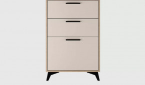 ЕВА Тумба 600 1С2Я (ш602*г411*в915мм), Сатин в Муравленко - muravlenko.mebel-tymen.ru | фото