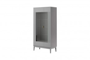 Фарго Шкаф витрина ШР-2 Антрацит в Муравленко - muravlenko.mebel-tymen.ru | фото