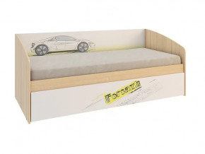 Кровать Форсаж (Софа) дуб сонома/белый в Муравленко - muravlenko.mebel-tymen.ru | фото