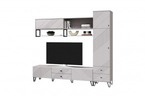 Гостиная Кашемир, набор №3, кашемир/сантьяго в Муравленко - muravlenko.mebel-tymen.ru | фото