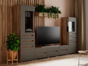 Гостиная Наоми графит нубук в Муравленко - muravlenko.mebel-tymen.ru | фото