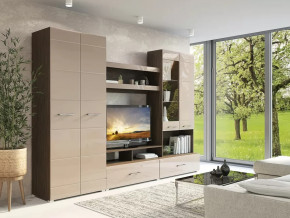 Гостиная Ненси-1 Венге-Капучино в Муравленко - muravlenko.mebel-tymen.ru | фото