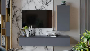 Гостиная «Порто» №5 Яблоня Беллуно, Графит софт в Муравленко - muravlenko.mebel-tymen.ru | фото