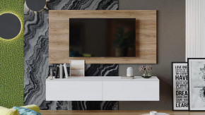 Гостиная «Порто» №7 Яблоня Беллуно, Белый софт в Муравленко - muravlenko.mebel-tymen.ru | фото