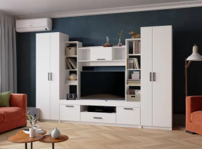 Гостиная СИДНЕЙ-2 (ш3000*г470*в2000мм), ЛДСП Белый в Муравленко - muravlenko.mebel-tymen.ru | фото