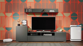 Гостиная «Сильвия» Серый в Муравленко - muravlenko.mebel-tymen.ru | фото