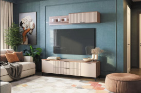 Гостиная Тоскана №1, дуб табачный/бисквит в Муравленко - muravlenko.mebel-tymen.ru | фото