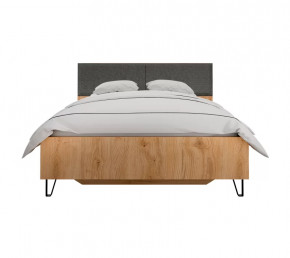 GRACE кровать LOZ160х200 (Дуб наварра/ Графит) в Муравленко - muravlenko.mebel-tymen.ru | фото