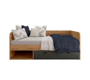 GRACE кровать LOZ90 (Дуб наварра/Графит) в Муравленко - muravlenko.mebel-tymen.ru | фото