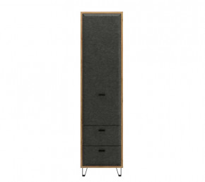 GRACE шкаф REG1D2S (Дуб наварра/Графит) в Муравленко - muravlenko.mebel-tymen.ru | фото