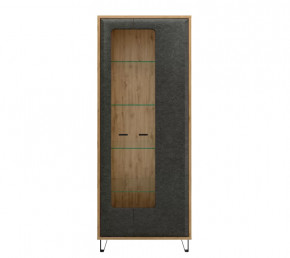 GRACE шкаф REG2W (Дуб наварра/Графит) в Муравленко - muravlenko.mebel-tymen.ru | фото