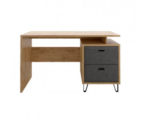 GRACE стол письменный BIU2S  (Дуб наварра/Графит) в Муравленко - muravlenko.mebel-tymen.ru | фото