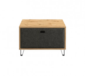 GRACE тумба KOM1K (Дуб наварра/Графит) в Муравленко - muravlenko.mebel-tymen.ru | фото