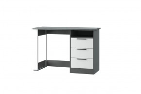 ГРЕЙ Стол письменный с ящиками (ш1200*г600*в800мм), Белый Бриллиант в Муравленко - muravlenko.mebel-tymen.ru | фото