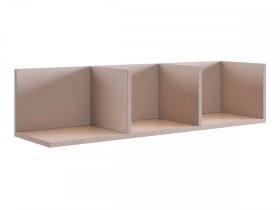 Полка навесная 2 Рич кашемир в Муравленко - muravlenko.mebel-tymen.ru | фото