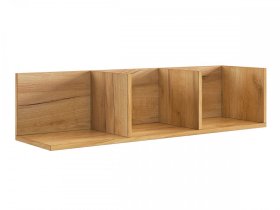 Полка навесная 2 Рич дуб крафт золотой в Муравленко - muravlenko.mebel-tymen.ru | фото