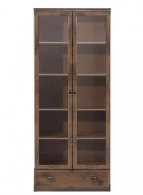ИНДИАНА шкаф-витрина JWIT 2d1s (Дуб саттер) в Муравленко - muravlenko.mebel-tymen.ru | фото