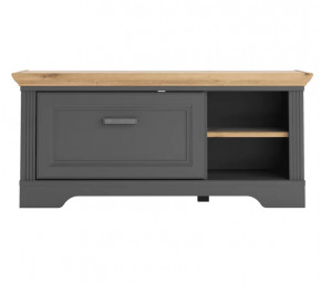 JASMIN тумба KOM1S (Графит/ Дуб артизан ) в Муравленко - muravlenko.mebel-tymen.ru | фото