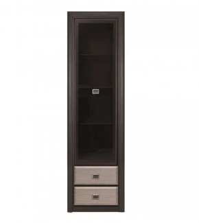 КОЕН шкаф-витрина REG1W2S (Венге/Штрокс) в Муравленко - muravlenko.mebel-tymen.ru | фото