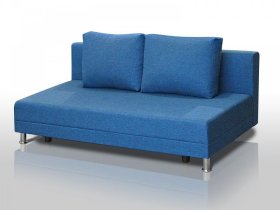 Диван Комфорт Лайт без подлокотников 2 подушки denim в Муравленко - muravlenko.mebel-tymen.ru | фото